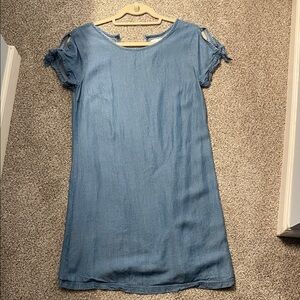 LC Lauren Conrad Light Blue Denim Top
